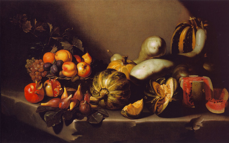 caravaggio food painting