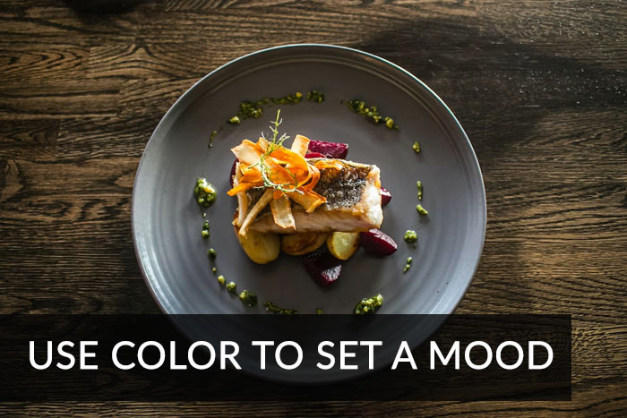 Food Styling - colors can set the mood for your food photos