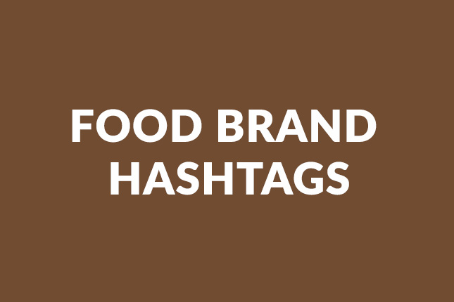 Food Brand Hashtags