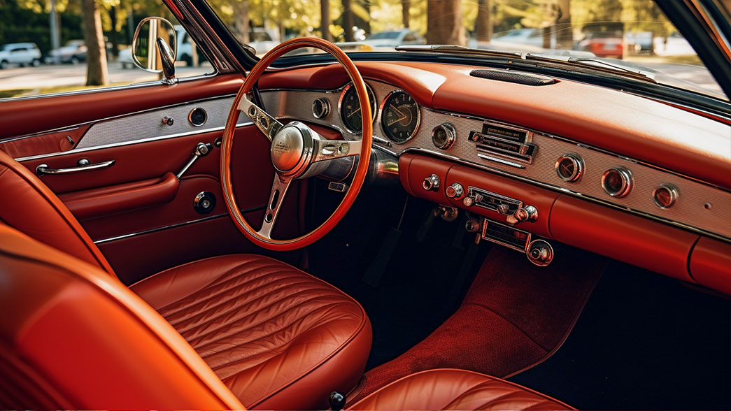example image car preset vintage car red-interior