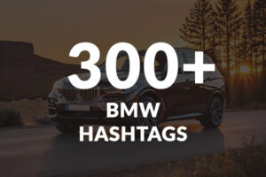 BMW hashtags - BMW-X5-against the backdrop of a vibrant sunset