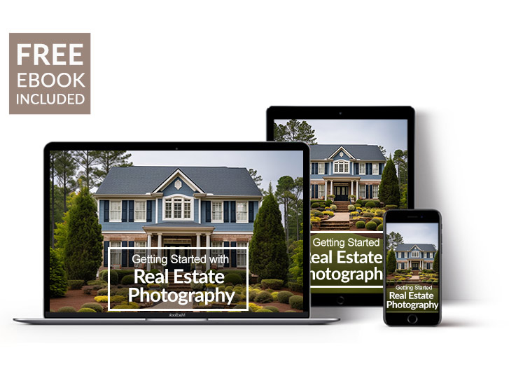 Free Real Estate Photography guide ebook included