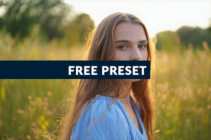 Download Free Dreamy Lightroom Preset - Soft outdoor portrait with natural light