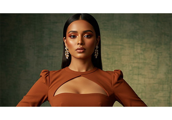 Fashion and glamour portrait photography with professional makeup styling and beauty lighting techniques