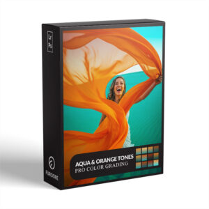 product box aqua and orange tone presets