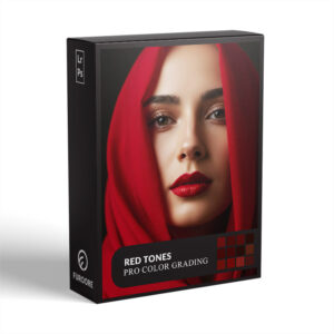 product box red tone presets
