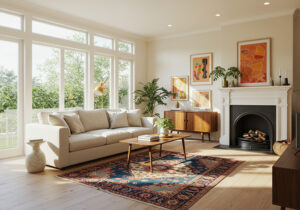 Edit Indoor Photos in Lightroom Like a Pro - Bright living room photo edited example in Lightroom