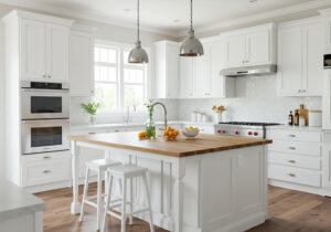 Lightroom Settings for Interior Photography - Bright kitchen photo edited in Lightroom