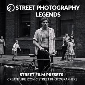 Street Photography Legends - Street Film Presets, image shows a preset example