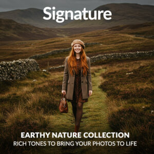 cover preset example image earthy nature signature presets for Lightroom