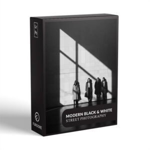 product box Modern Black & White Street Photography Presets