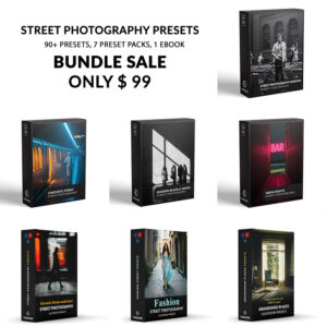 street photography preset bundle product overview