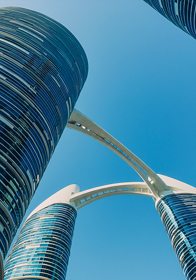 with preset - futuristic architectural structure