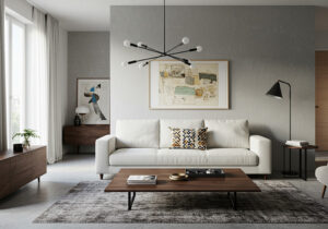 Consistent Interior Edits in Lightroom A living room photo