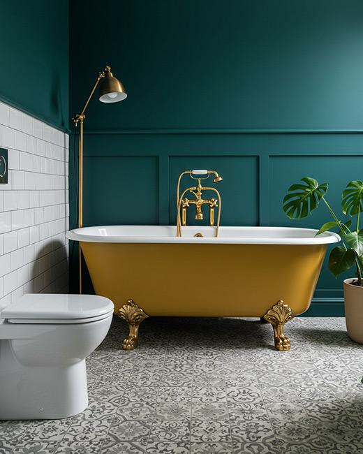 Luxury bathroom interior preset example image