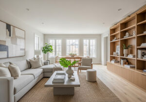 Interiors Fast and Professionally in Lightroom- Interior living room edited in Lightroom